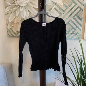 CAbi black cardigan